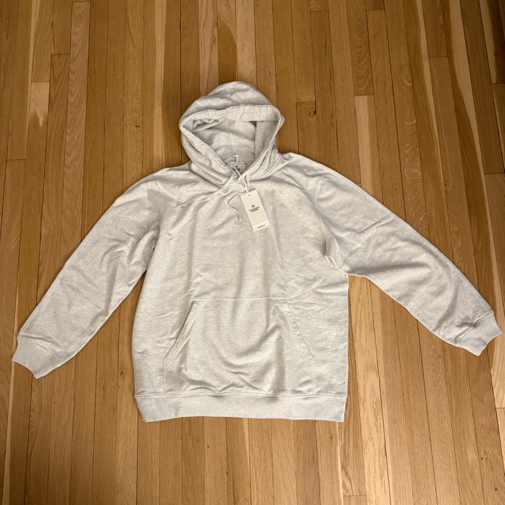Reigning Champ Midweight Terry Hoodie, XL "Heather Ash" NWT